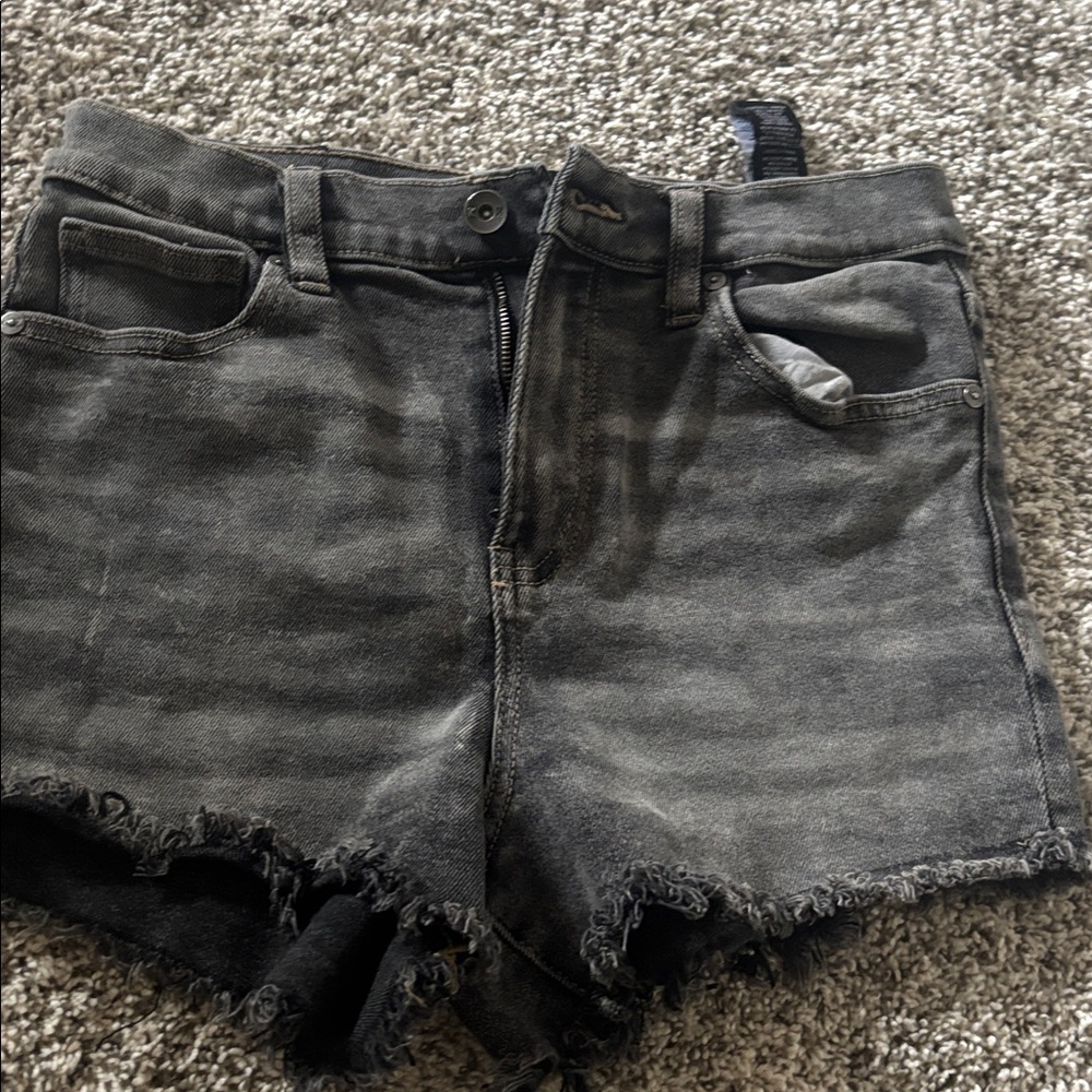 Kendall & Kylie Black Denim Shorts